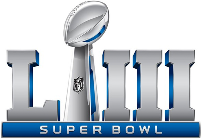 Super Bowl LIII Primary Logo t shirt iron on transfers